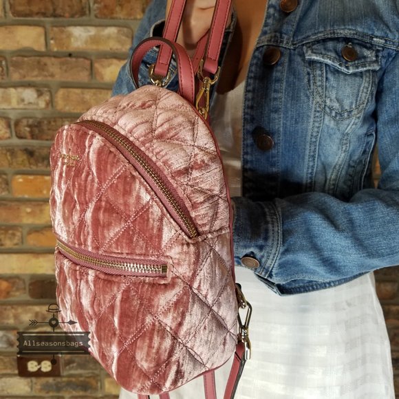 NATALIA Crushed Velvet Mini Backpack Kate Spade main image 10